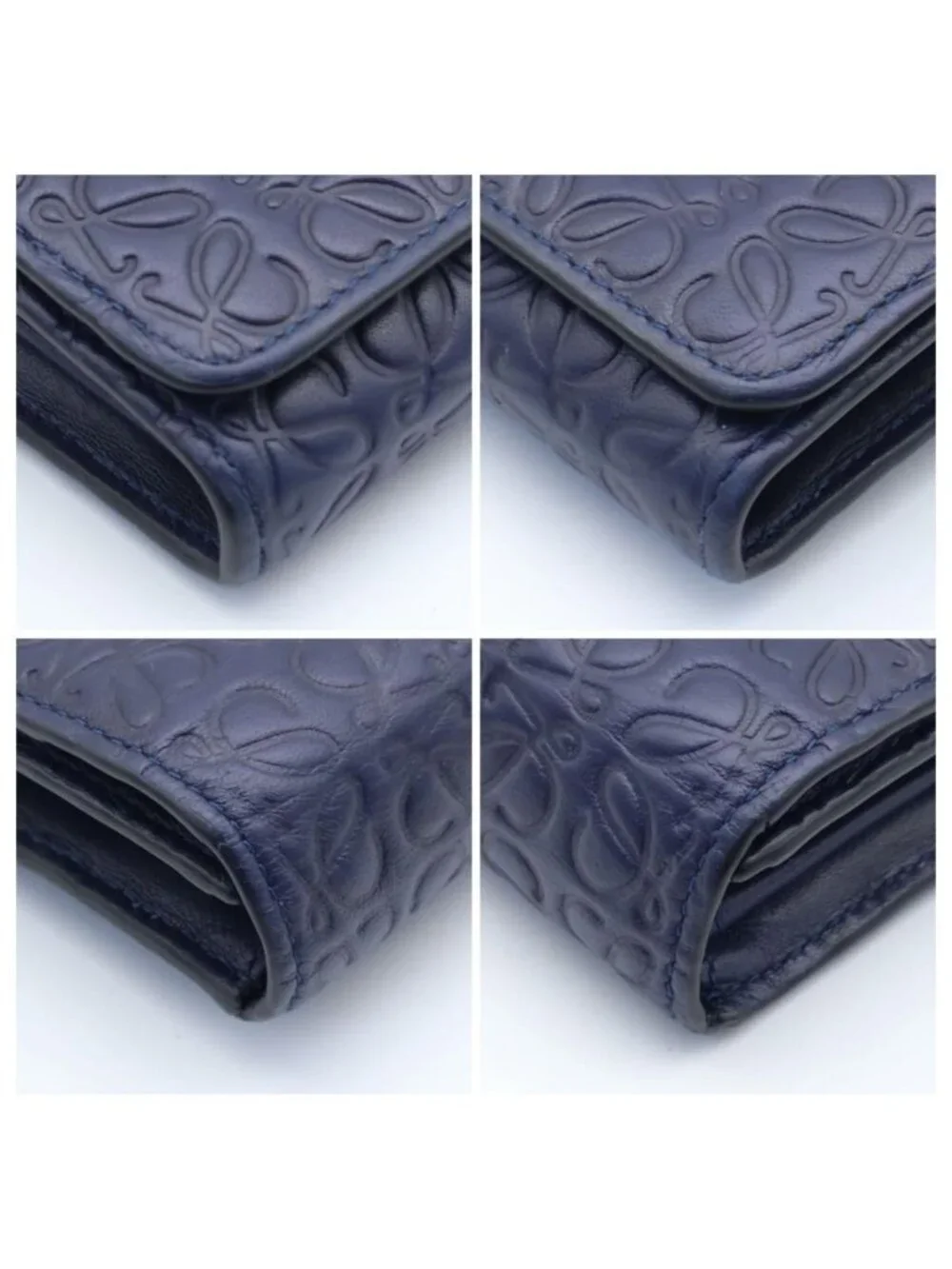 Loewe Repeat Anagram Wallet Navy